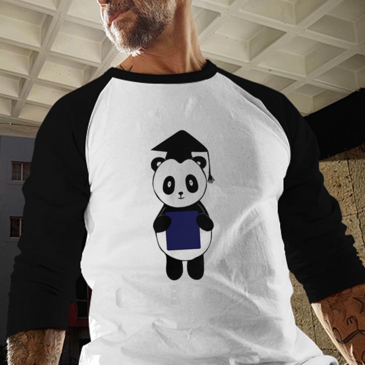 Cute Graduation Panda Class 2018 Baseball Raglan Shirt
