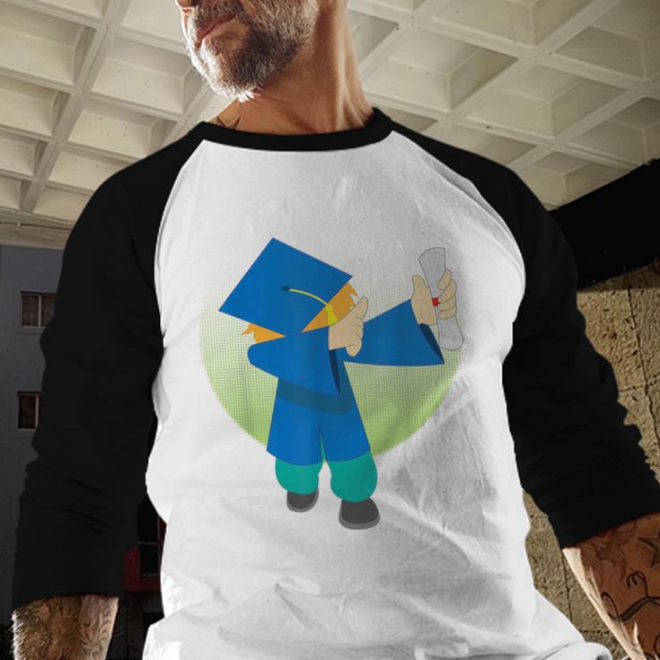 Dabbing Graduation Class Of 2019 Men Women YouthShirt Baseball Raglan Shirt