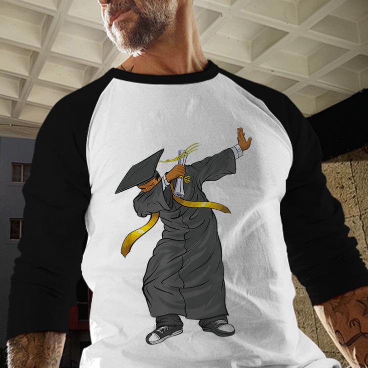 Dabbing Graduation Class Of 2023 Shirt History Month Baseball Raglan Shirt