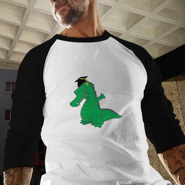 Dabbing Later Gator Graduation Class Of 2018 T-Shirt Baseball Raglan Shirt