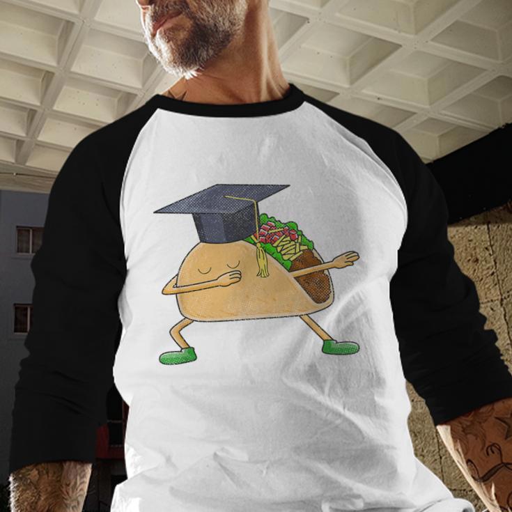 Dabbing Taco 6th Grade Graduation Shirt Sixth Grade Later Baseball Raglan Shirt