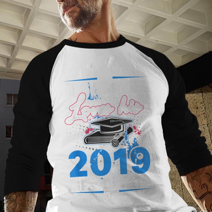 Dad Of a 2019 Graduate Shirt Proud Dad Graduation Grad Shirt Baseball Raglan Shirt