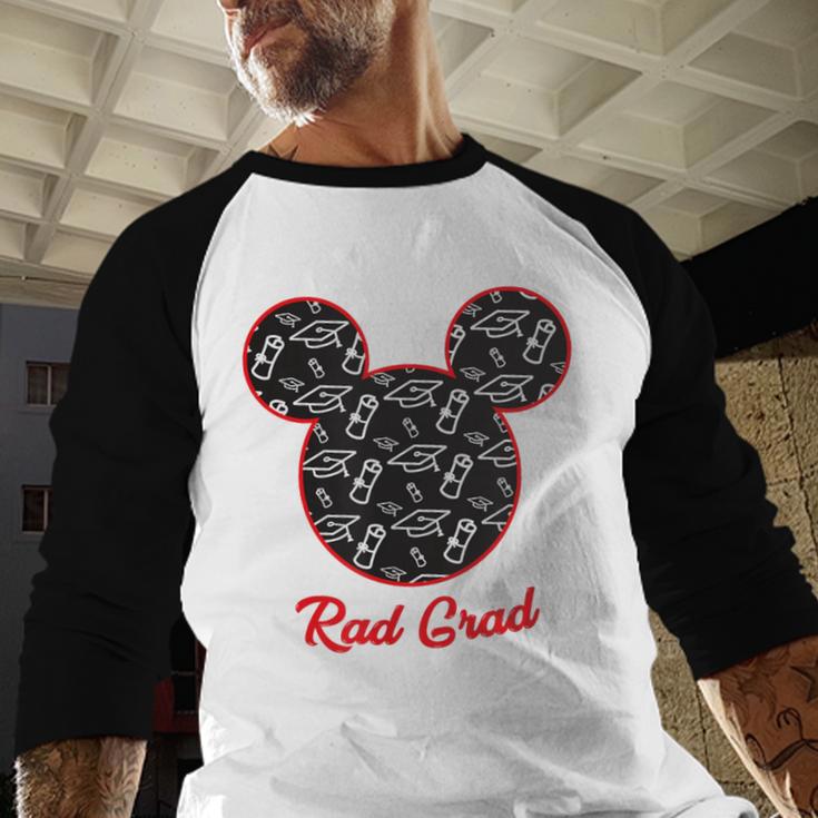 Disney Graduation Rad Grad Baseball Raglan Shirt