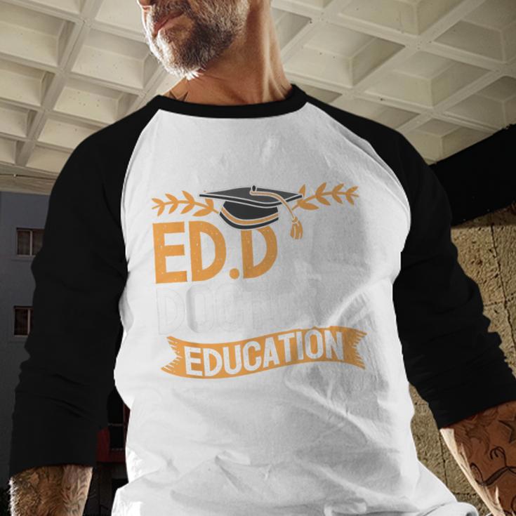 Doctor Of Education EdD Graduation ED Diva Baseball Raglan Shirt