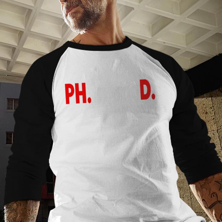 Doctorate PhinisheD PhD Graduation Premium Baseball Raglan Shirt