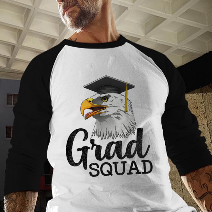 Eagle Grad Squad Class Of 2019 Graduation Baseball Raglan Shirt