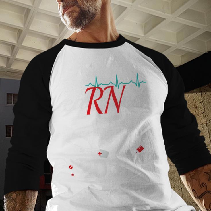 Earned It Nurse Graduation 2025 Nursing Grad Student RN LPN Baseball Raglan Shirt