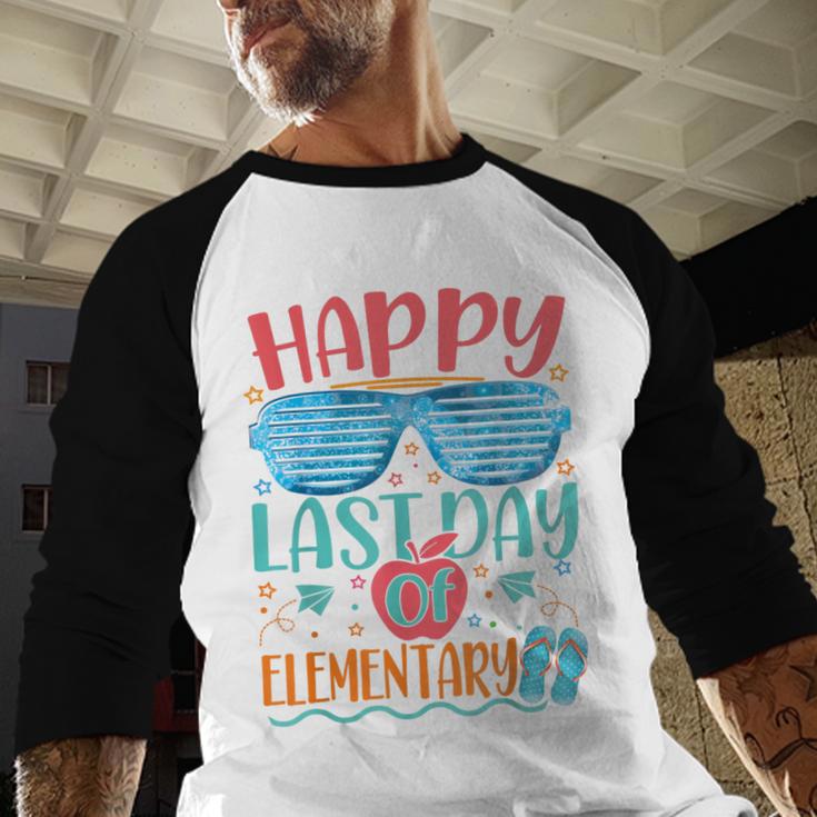 Elementary Teacher Student Graduation Last Day School Baseball Raglan Shirt
