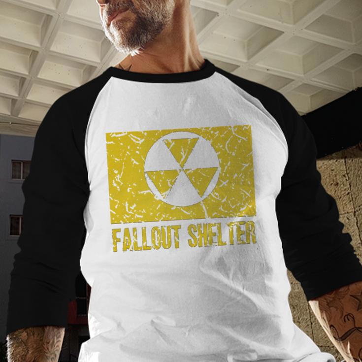 Fallout Shelter Nuclear War Radioactive Nostalgia T-Shirt Baseball Raglan Shirt Fallout Shelter Nuclear War Radioactive Nostalgia T-Shirt Baseball Raglan Shirt