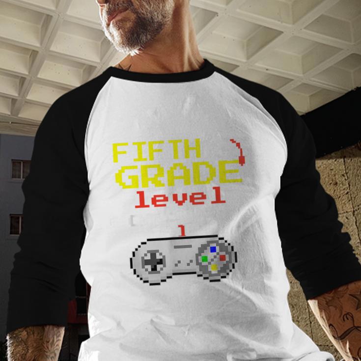 Fifth Grade Graduation Video Game Shirt Baseball Raglan Shirt