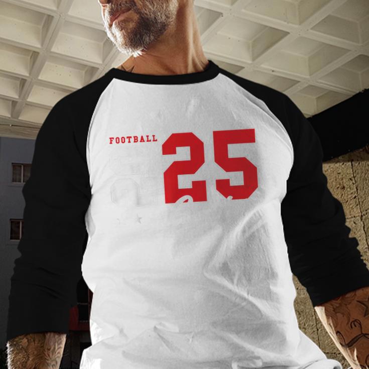 Football Senior Night Football Senior 2025 Graduation 51 Baseball Raglan Shirt