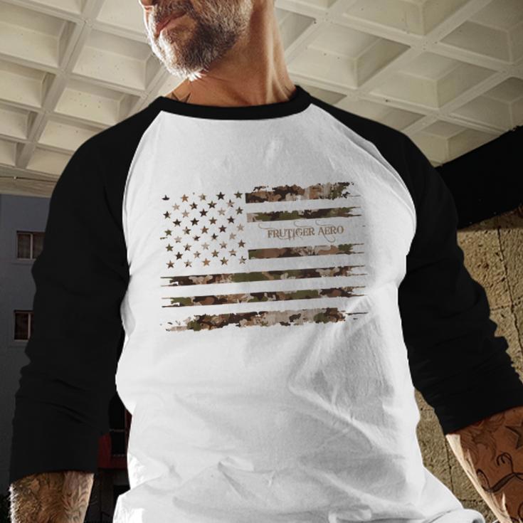 Frutiger Aero Aesthetic Retro Tech Camo Distressed American Baseball Raglan Shirt