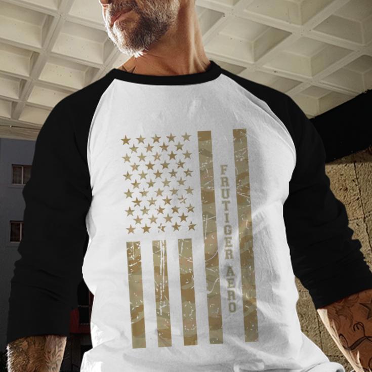 Frutiger Aero Aesthetic Retro Tech Desert Camo Distressed Baseball Raglan Shirt