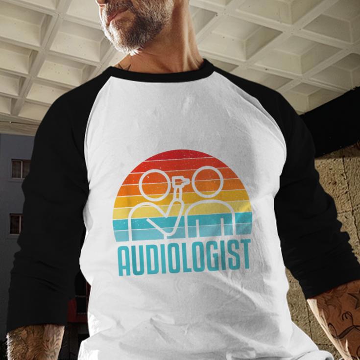 Future Audiologist Cool Audiology Student Graduation Baseball Raglan Shirt