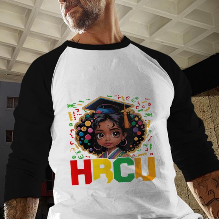 Future HBCU Grad Girl HBCU Toddler Kids Graduation Baseball Raglan Shirt