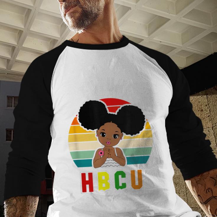 Future HBCU Grad Graduate Afro Girl College Graduation Baseball Raglan Shirt