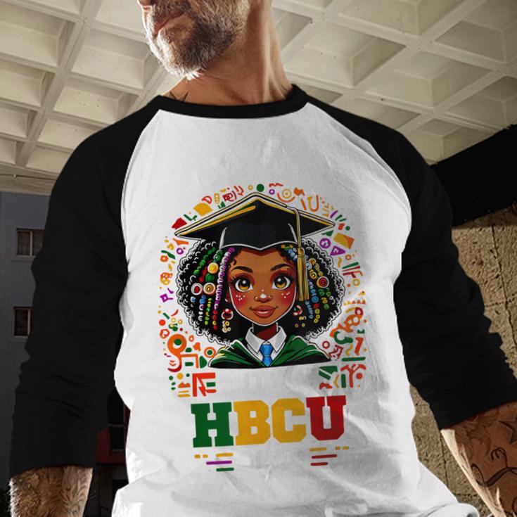 Future HBCU Grad Graduation Students Girl Kids Baseball Raglan Shirt