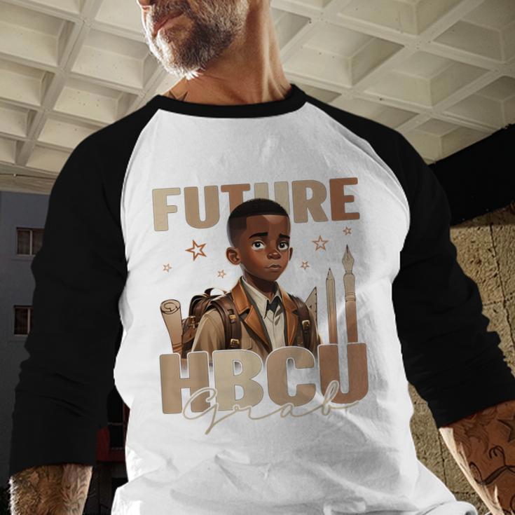 Future HBCU Grad History Boy Kids Graduation HBCU Baseball Raglan Shirt