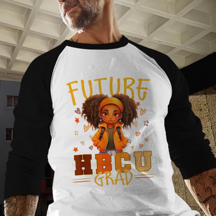 Girl Future HBCU Graduate Afro College Graduation Kids Baseball Raglan Shirt