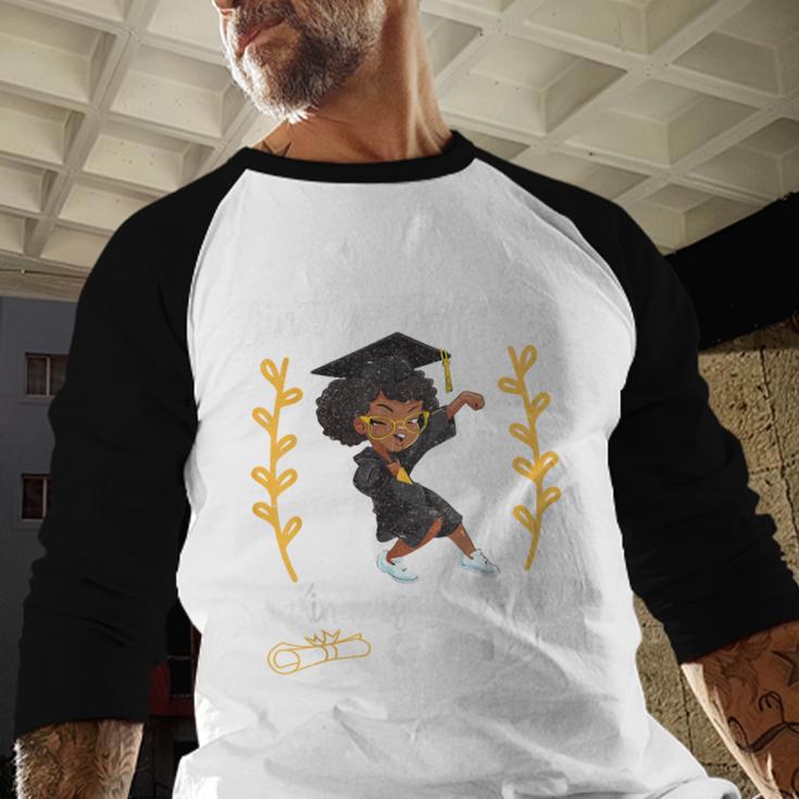 Girl Magic Graduate Kindergarten Graduation 2023 Baseball Raglan Shirt
