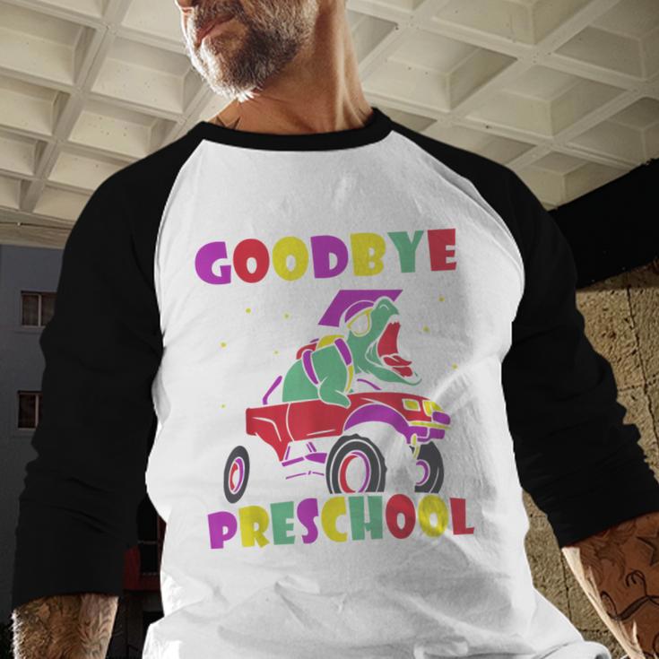 Goodbye Preschool Graduates Pre School Graduation Graduate Baseball Raglan Shirt