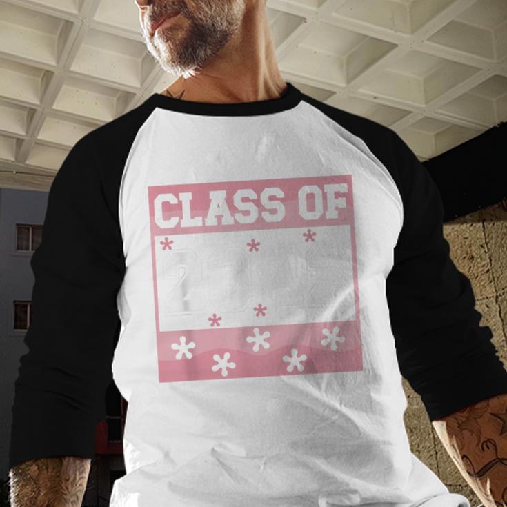 Graduating Class Of 2042 First Day Of School 2042 Graduation Baseball Raglan Shirt