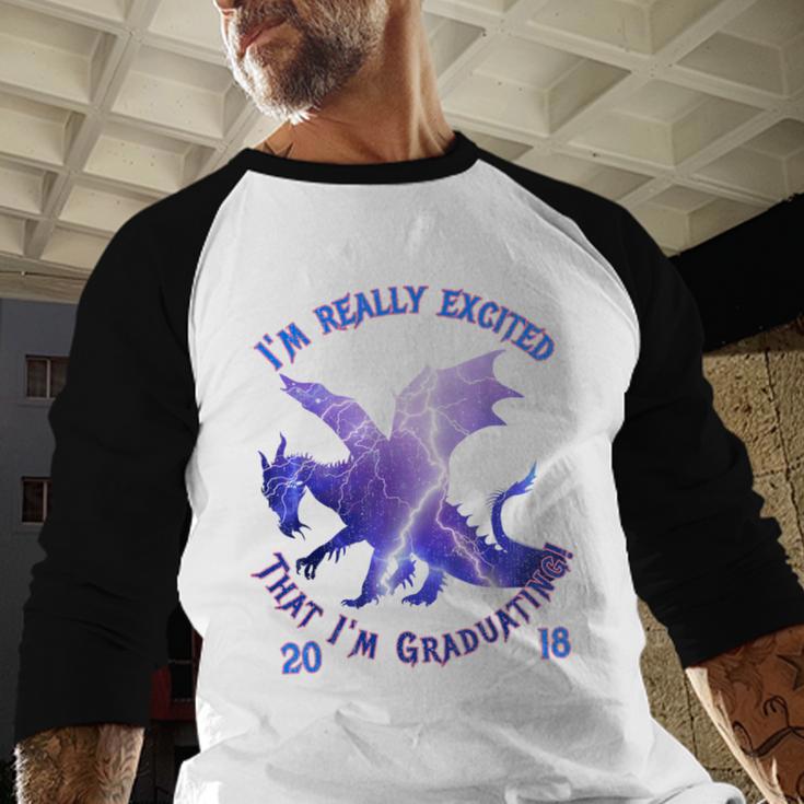 Graduation 2018 Tee-Shirt Baseball Raglan Shirt