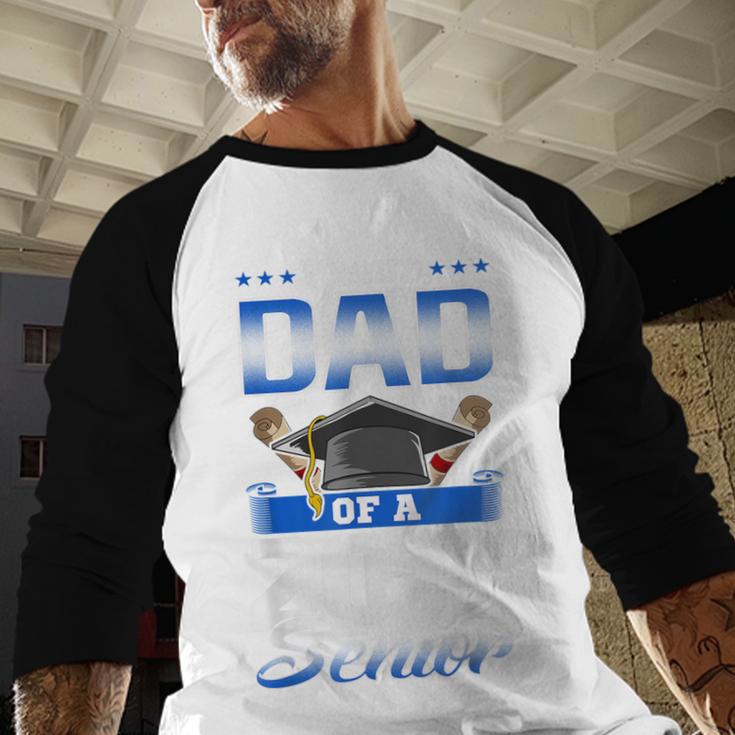 Graduation 2019 TShirt Proud Dad Of Senior Baseball Raglan Shirt