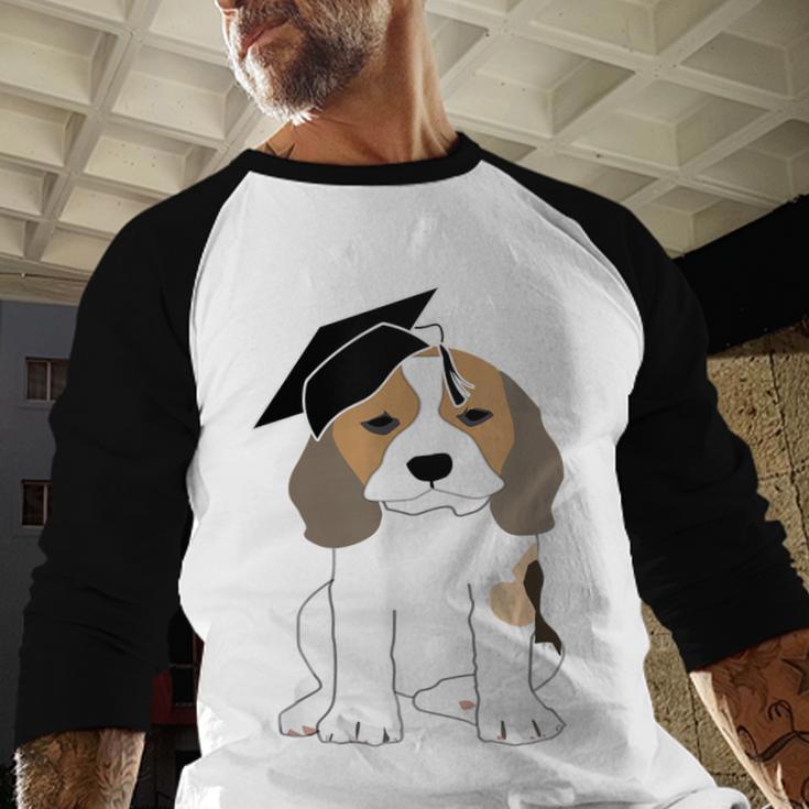 Graduation Beagle Dog 2017 Graduate Graduation Tee Baseball Raglan Shirt
