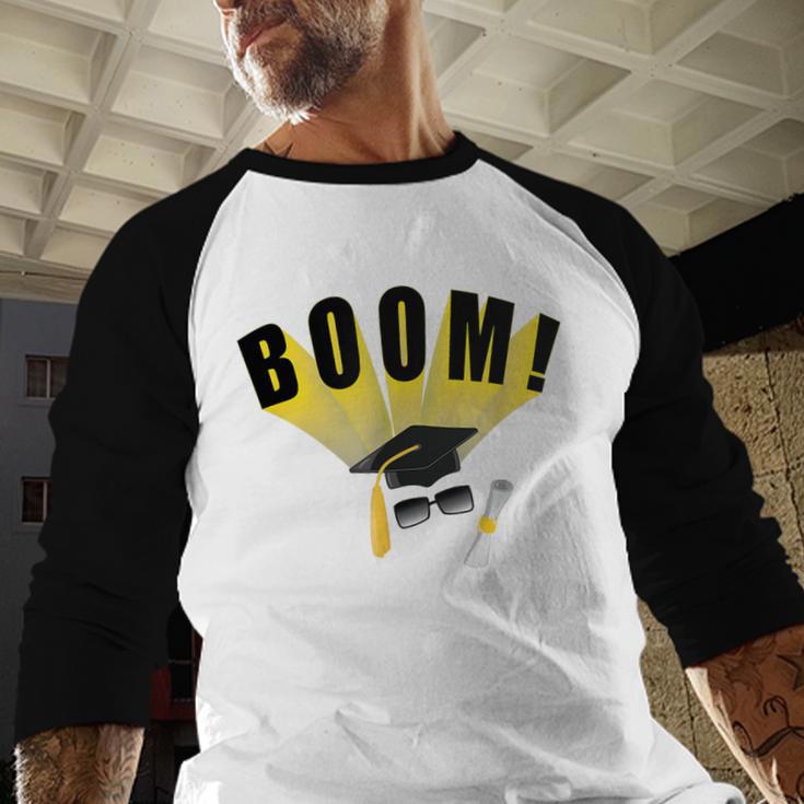 Graduation Cap And Diploma For Proud Graduation Baseball Raglan Shirt