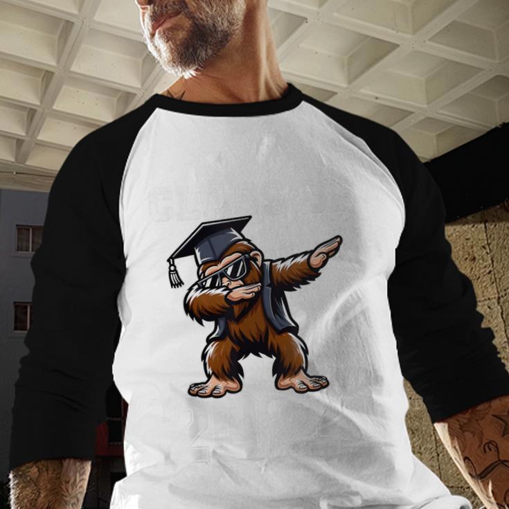 Graduation Class Of 2024 Bigfoot Graduated Seniors 2024 Baseball Raglan Shirt