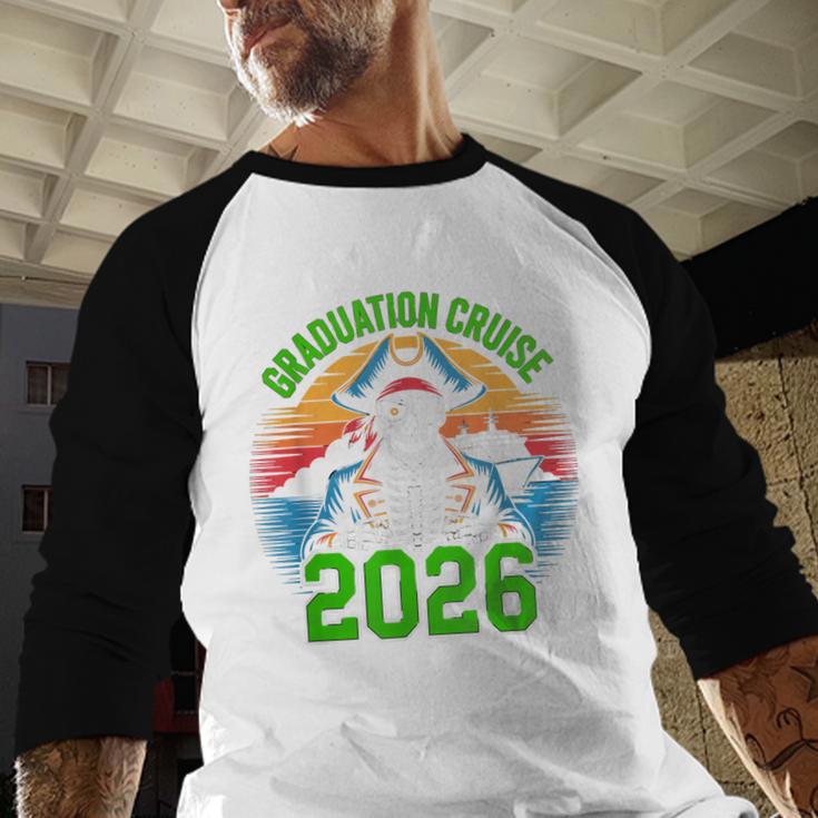 Graduation Cruise 2026 Group Pirate Matching Voyage Baseball Raglan Shirt
