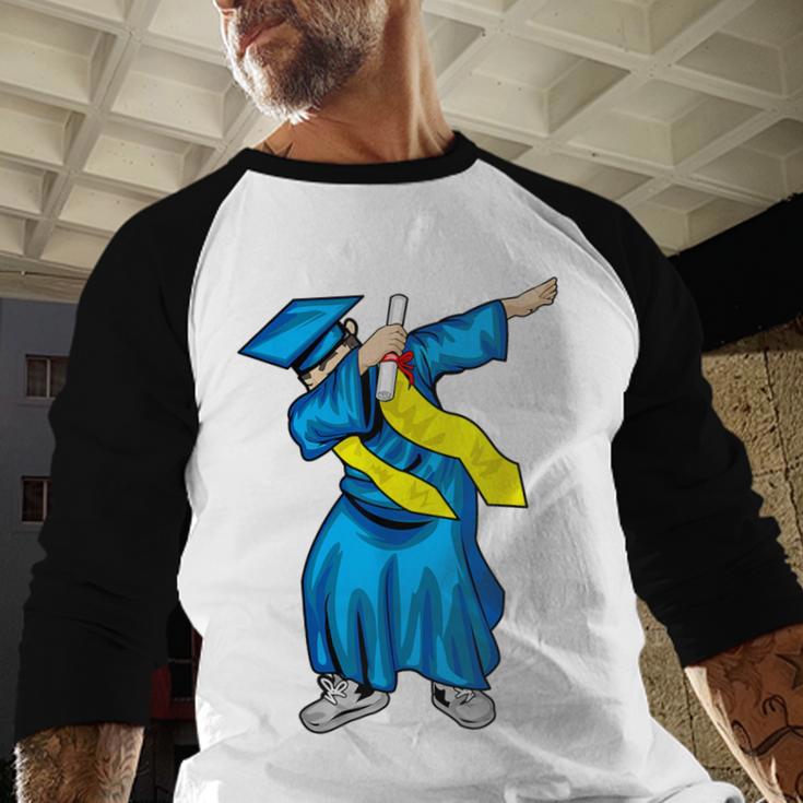 Graduation Dabbing 2018 Graduate Baseball Raglan Shirt