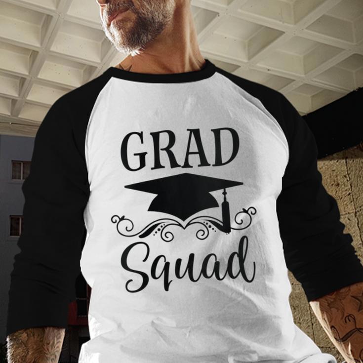 Graduation Grad Squad Baseball Raglan Shirt