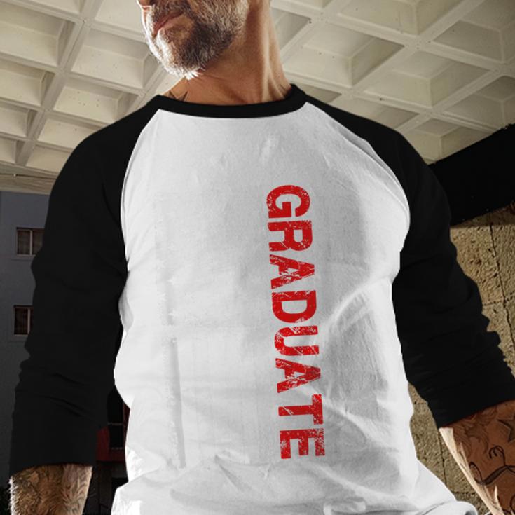 Graduation High School College Flag GraduateShirt 2018 Baseball Raglan Shirt