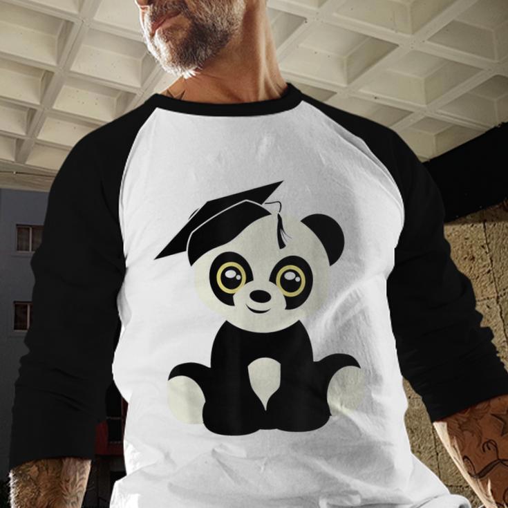 Graduation Panda Bear 2017 Graduate Graduation T-Sh Baseball Raglan Shirt