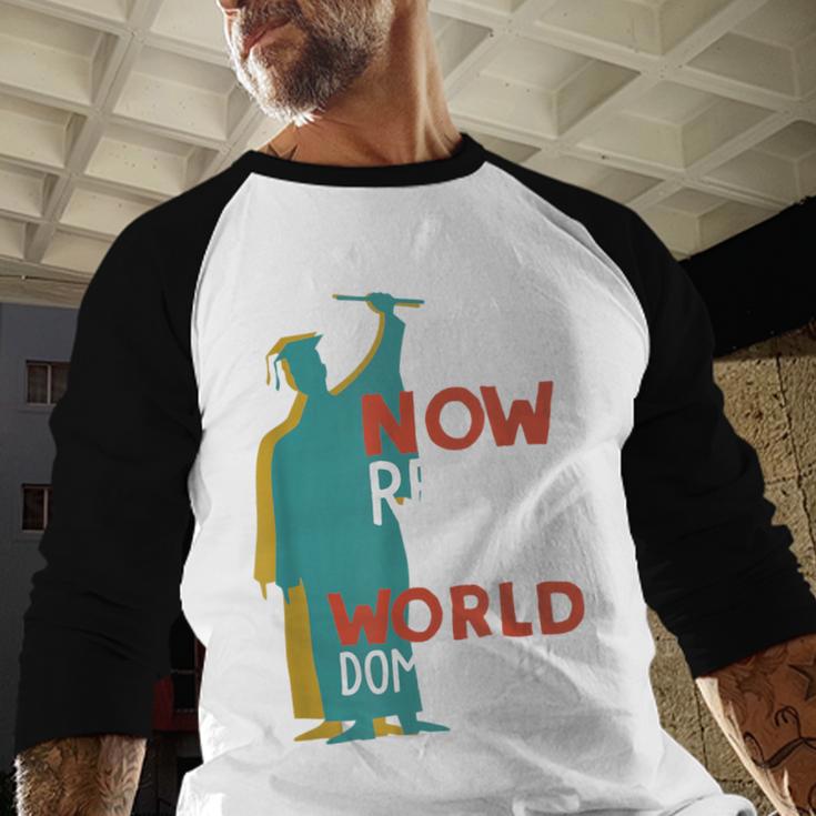 Graduation T-Shirt For College n High School Grad Baseball Raglan Shirt