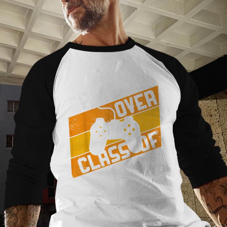 Graduation Video Gamer Game Over Class Of 2026 Senior Baseball Raglan Shirt