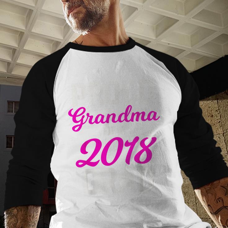 Grandma Graduation Shirt 2018 High School College Grad Baseball Raglan Shirt