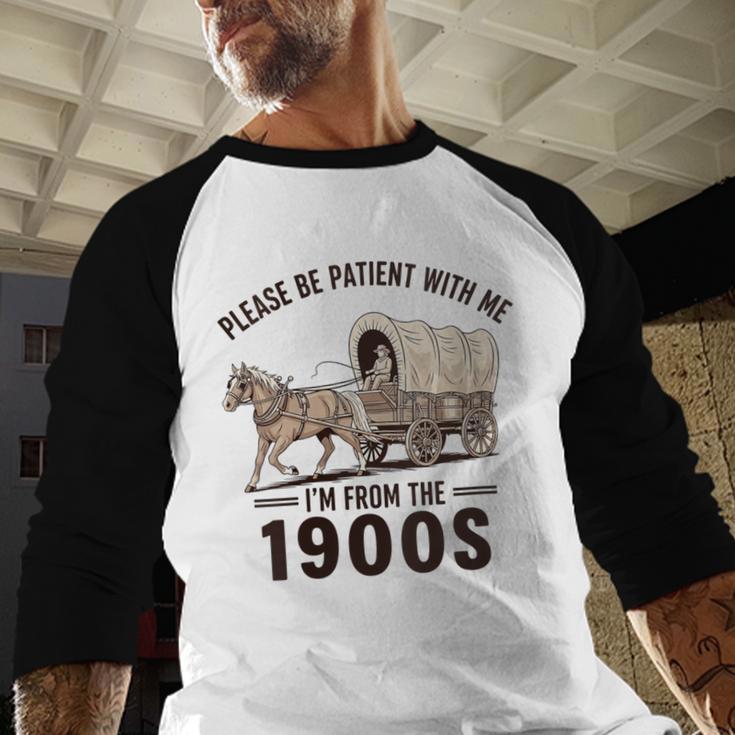 I'm From The 1900s Tee Western For Men Baseball Raglan Shirt