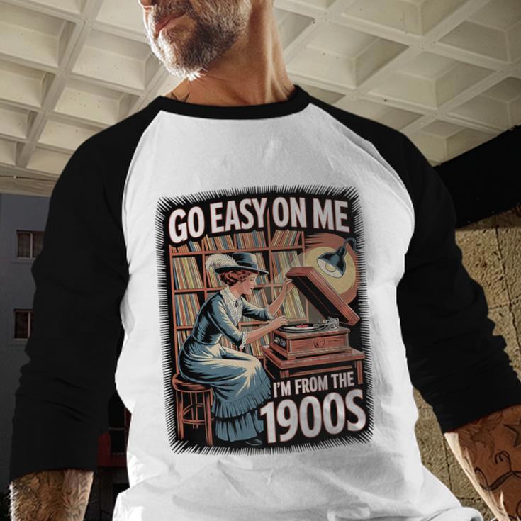 I'm From The 1900s Vinyl Record Lover For Women Premium Baseball Raglan Shirt I'm From The 1900s Vinyl Record Lover For Women Premium Baseball Raglan Shirt