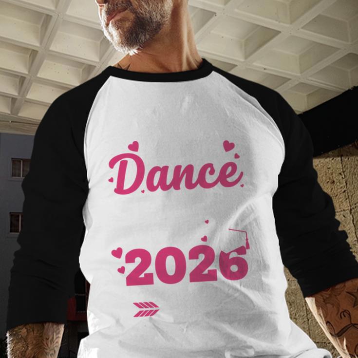 I'm A Dance Senior Mom 2026 Of Course I'm Crying Graduation Baseball Raglan Shirt