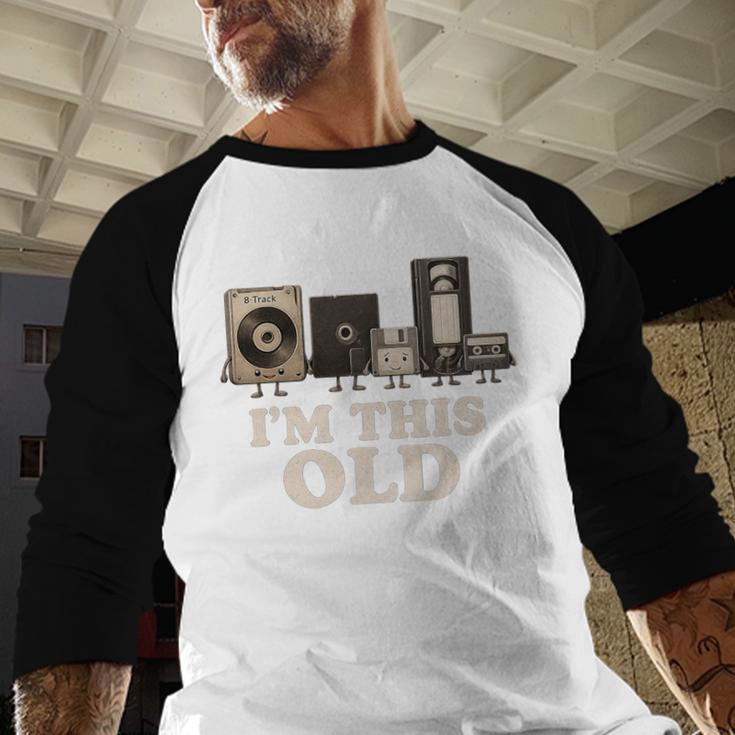 I’m This Old Retro Tech Nostalgia For 70s 80s Premium Tri-Blend Baseball Raglan Shirt I’m This Old Retro Tech Nostalgia For 70s 80s Premium Tri-Blend Baseball Raglan Shirt
