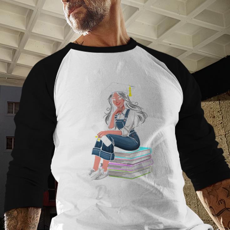 Its Dr Actually Doctorate PhD EdD Graduation Graduate Baseball Raglan Shirt