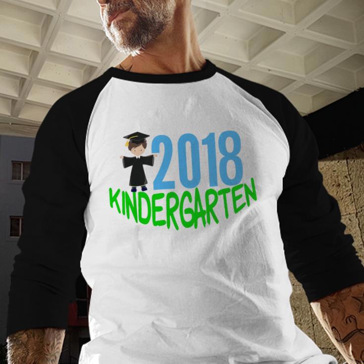 Kids 2018 Kindergarten Graduation Baseball Raglan Shirt