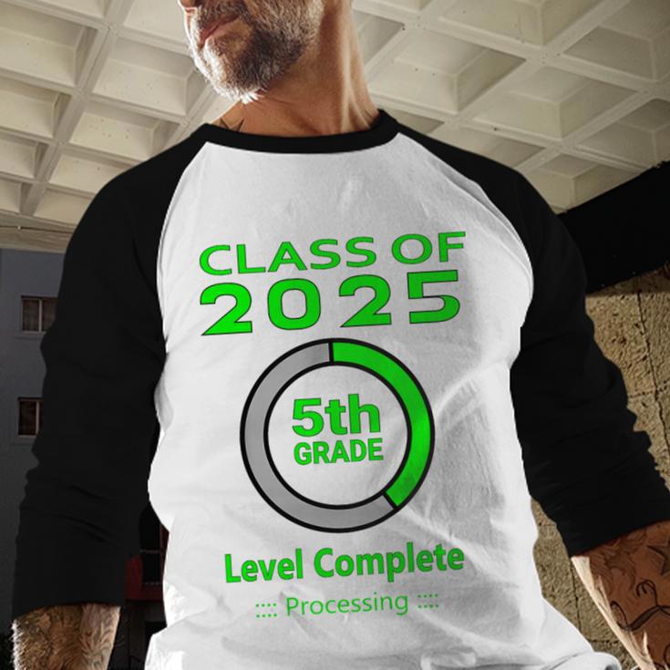 Kids Kids 5th Grade Graduation Video Game Baseball Raglan Shirt