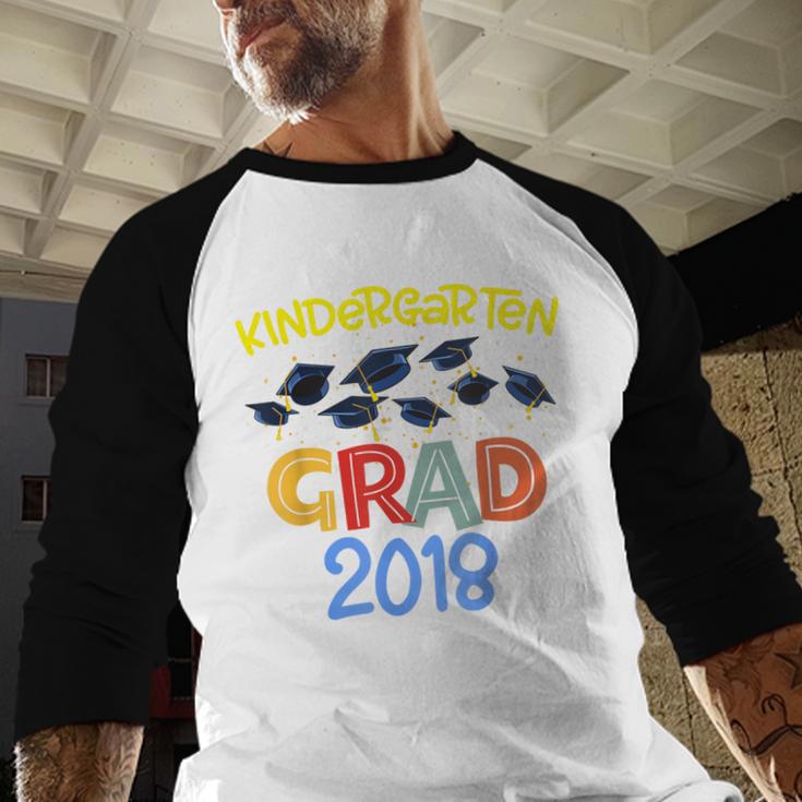 Kids Kindergarten Graduation Graduate Shirt Baseball Raglan Shirt