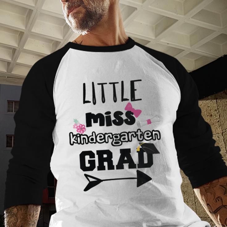 Kids Kindergarten Graduation Shirt Girls Daughter Granddaughter Baseball Raglan Shirt