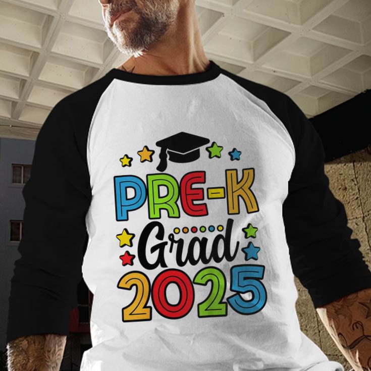 Kids Pre-K Grad 2025 Preschool Prek Graduation Baseball Raglan Shirt