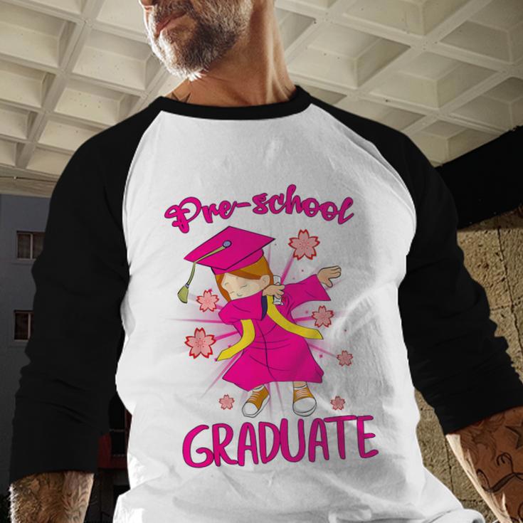 Kids Preschool Graduate 2018 Graduation Pre-K Baseball Raglan Shirt